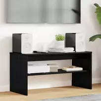TV staliukas Televizoriaus spintelė Juodas ąžuolas 80 x 35 x 40 cm