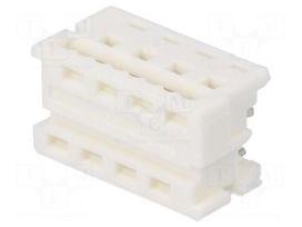 Plug | wire-board | female | PIN: 8 | 1.27mm | IDC | for ribbon cable