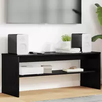 TV staliukas Televizoriaus spintelė Juodas ąžuolas 100 x 35 x 40 cm