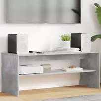 TV staliukas Televizoriaus spintelė Betono pilka 100 x 35 x 40 cm