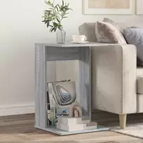 Šoninis stalas Pilka Sonoma 40 x 38 x 62,5 cm Apdirbta mediena