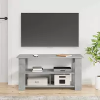 TV staliukas Televizoriaus stovas Betono pilka 100 x 40 x 50 cm