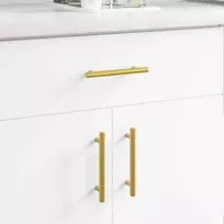 Spintelės rankena 12 pcs Auksinė 150 mm Nerūdijantis Plienas