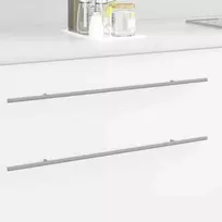 Spintelės rankena 2 pcs Sidabro 700 mm Nerūdijantis Plienas