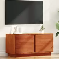 TV staliukas Televizoriaus spintelė Vaško ruda 80 x 35 x 40,5 cm