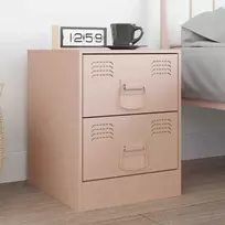 Spintelės Rankenos 2 pcs Rožinė 85 x 45 mm Metalas
