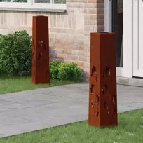 Saulės LED šaligatvio šviesa 2 pcs Rūdijanti