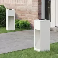 Saulės LED takų šviestuvas 2 pcs Balta Šaltai valcuotas plienas