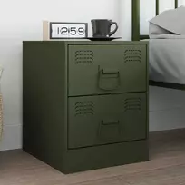 Spintelės Rankenos 2 pcs Alyvuogių žalia 85 x 45 mm Metalas