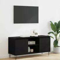 TV staliukas Televizoriaus spintelė 104 x 35 x 50 cm Juodas ąžuolas