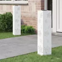 Saulės LED šaligatvio šviesa 2 pcs Balta