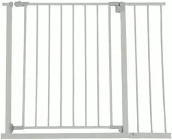 Relaxdays Vaikiška apsauginė tvorelė, reguliuojamas plotis 75-100 cm, metalas, plastikas