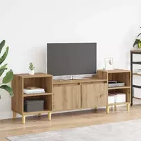 TV staliukas Televizoriaus spintelė Amatininkų ąžuolas 160 x 35 x 55 cm