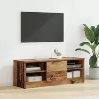 TV staliukas Televizoriaus spintelė Senovinis medis 102 x 35 x 36,5 cm