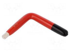 Key | hexagon keys,insulated | HEX 12mm | tool steel | 1kV