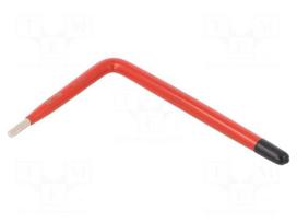 Key | hexagon keys,insulated | HEX 4mm | tool steel | 1kV