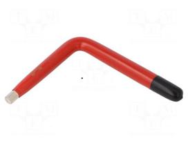 Key | hexagon keys,insulated | HEX 8mm | tool steel | 1kV