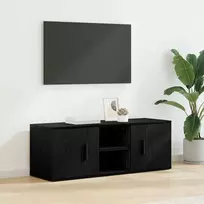 TV staliukas Televizoriaus spintelė 100 x 31,5 x 35 cm Juodas ąžuolas