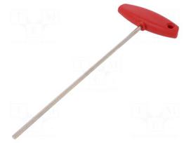 Key | hexagon keys | HEX 4mm | Overall len: 382mm | Kind of handle: T