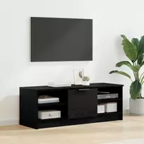 TV staliukas Televizoriaus spintelė Juodas ąžuolas 102 x 35 x 36,5 cm
