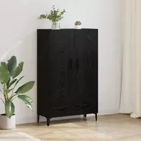 Aukštas spintelė su stalčių Juodas ąžuolas 70 x 31 x 115 cm