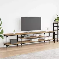 TV staliukas Televizoriaus spintelė Amatininkų ąžuolas 201 x 35 x 45 cm