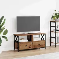 TV staliukas Televizoriaus spintelė Senovinis medis 90 x 33 x 45 cm