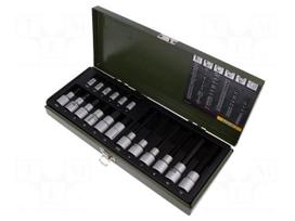 Key set | socket bits | Pcs: 18 | Mounting: 1/2",1/4"