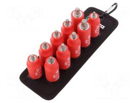 Key set | Torx®,hexagon keys,insulated,socket spanner | Pcs: 10