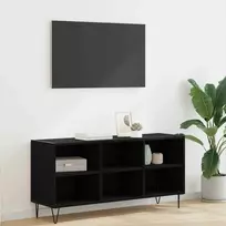 TV staliukas Televizoriaus spintelė Juodas ąžuolas 103,5 x 30 x 50 cm