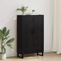 Aukštas spintelė su stalčių Juodas ąžuolas 69,5 x 30 x 115 cm