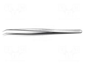 Tweezers | 140mm | for precision works | Blades: curved