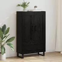 Aukštas spintelė su stalčių Juodas ąžuolas 69,5 x 31 x 115 cm