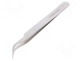 Tweezers | 115mm | for precision works | Blades: curved