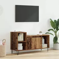 TV staliukas Televizoriaus spintelė Senovinis medis 100 x 35 x 55 cm