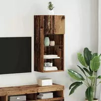 TV staliukas Sieninis televizoriaus stovas Senas medis 40,5 x 30 x 90 cm