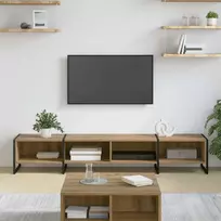TV staliukas Televizoriaus spintelė Meistrų ąžuolas 170.5 x 36 x 30.5 cm