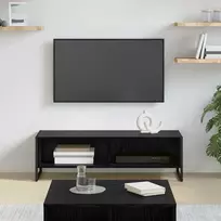 TV staliukas Televizoriaus spintelė 100 x 36.5 x 30.5 cm Juodas ąžuolas