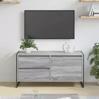 TV staliukas Televizoriaus spintelė Pilkas Sonoma 100 x 36 x 49.5 cm