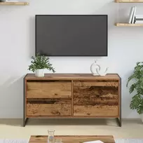 TV staliukas Televizoriaus spintelė Senovinis medis 100 x 36 x 49.5 cm
