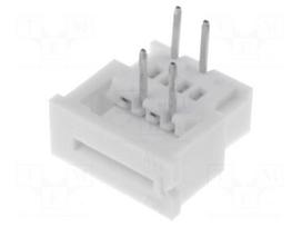Connector: FFC (FPC) | angled 90° | PIN: 4 | ZIF,top contacts | THT