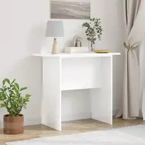Konsolinis stalas Aukštai blizganti balta 93 x 40 x 75 cm