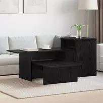 Konsolinis stalas Juodas ąžuolas 91,5 x 35 x 38,5 cm