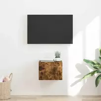 TV staliukas TV sieninė spintelė Rūkyta ąžuolas 39 x 31 x 29,5 cm