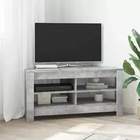 TV staliukas KampinėTVspintelė 102 x 41 x 50 cm Betono pilka