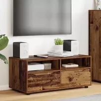 TV staliukas Televizoriaus spintelė Senovinis medis 100 x 48 x 43 cm