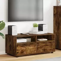 TV staliukas Televizoriaus spintelė Rūkyta ąžuolas 100 x 48 x 43 cm