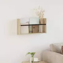 Žurnalų stovas Sonoma ąžuolas 60 x 12 x 30 cm Apdirbta mediena