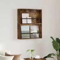 Žurnalų stovas Rūkyta ąžuolas 60 x 12 x 70 cm Apdirbta mediena
