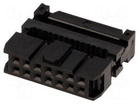 Plug | IDC | female | PIN: 14 | IDC | for ribbon cable | 1.27mm